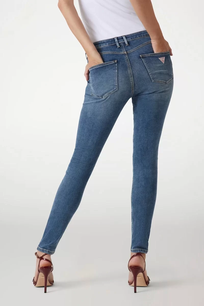 Guess 1981 SKINNY Kadın Lacivert Jeans W2YA46D4Q02-CMD1