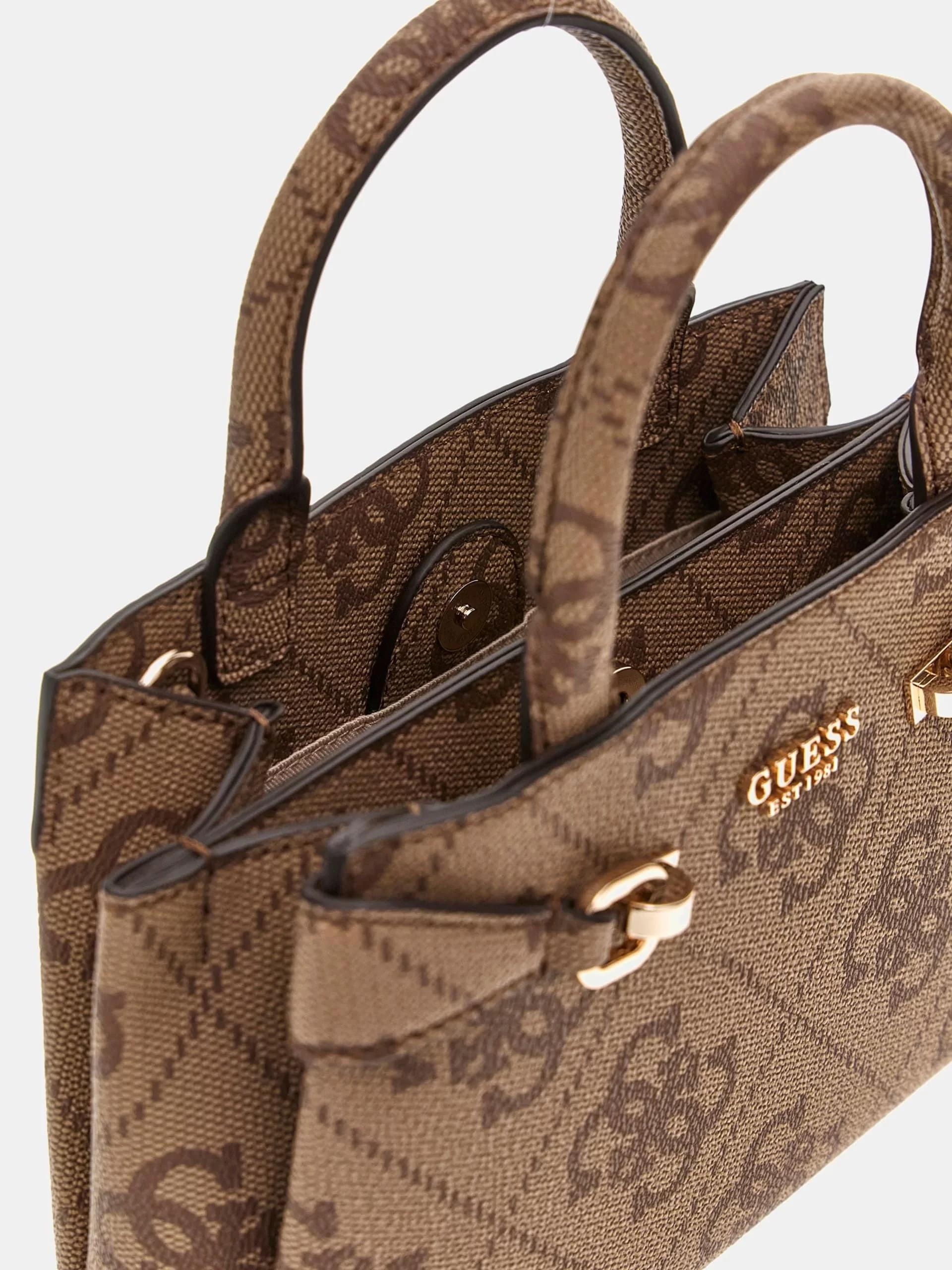 Guess LORELEI MINI SATCHEL Kadın Kahverengi Mini Çanta HWOS9639760-LTL