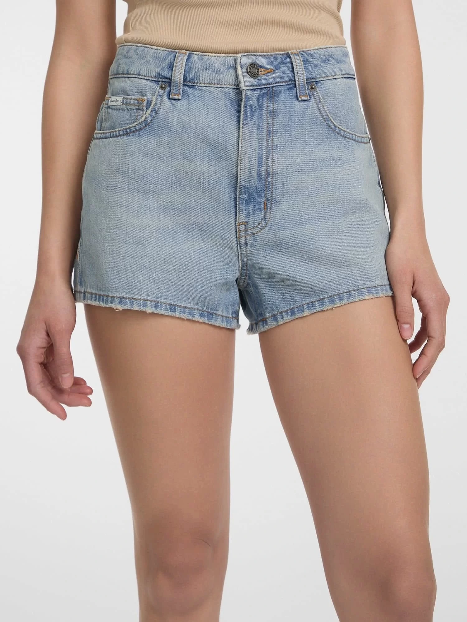 Guess Jeans GJ HIGHWAIST VINTAGE SHORT Kadın Mavi Şort W5GD0YD5O14-GAL1