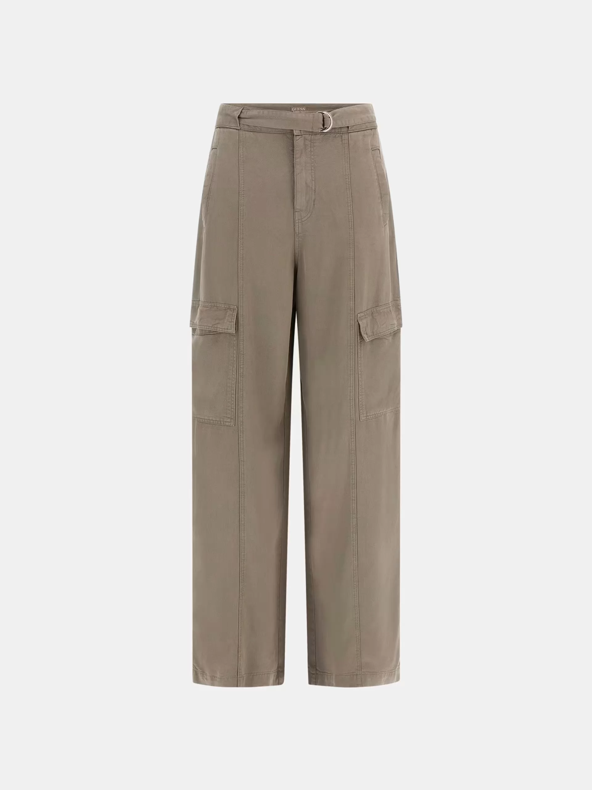 Guess Agatha Cargo Kadın Haki Pantolon W5GA1TWDP85-G9D5