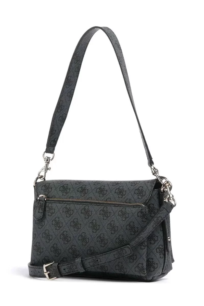 Guess Eco Brenton Flap Shoulder Bag Kadın Antrasit Omuz Çantası HWEBG839019-CLO