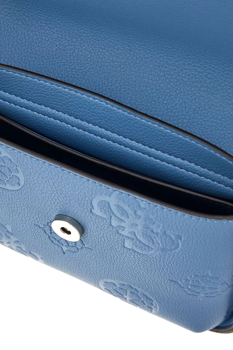 Guess Keandra Crossbody Flap Kadın Mavi Çapraz Çanta HWPL9323200-SLG