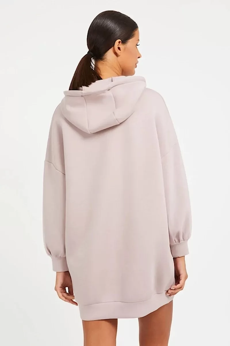 Guess CINDRA HOODED SWEATS Kadın Haki Sweatshirt V3BQ14K7UW2-G4Q9
