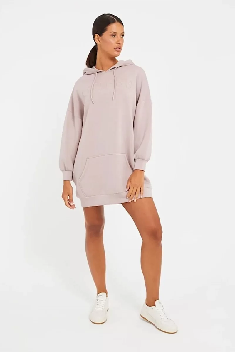 Guess CINDRA HOODED SWEATS Kadın Haki Sweatshirt V3BQ14K7UW2-G4Q9