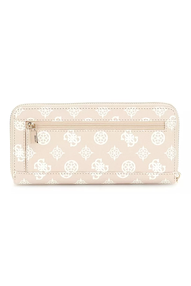 Guess Laurel Slg Large Zıp Around Kadın Bej Cüzdan SWPG8500146-SDL