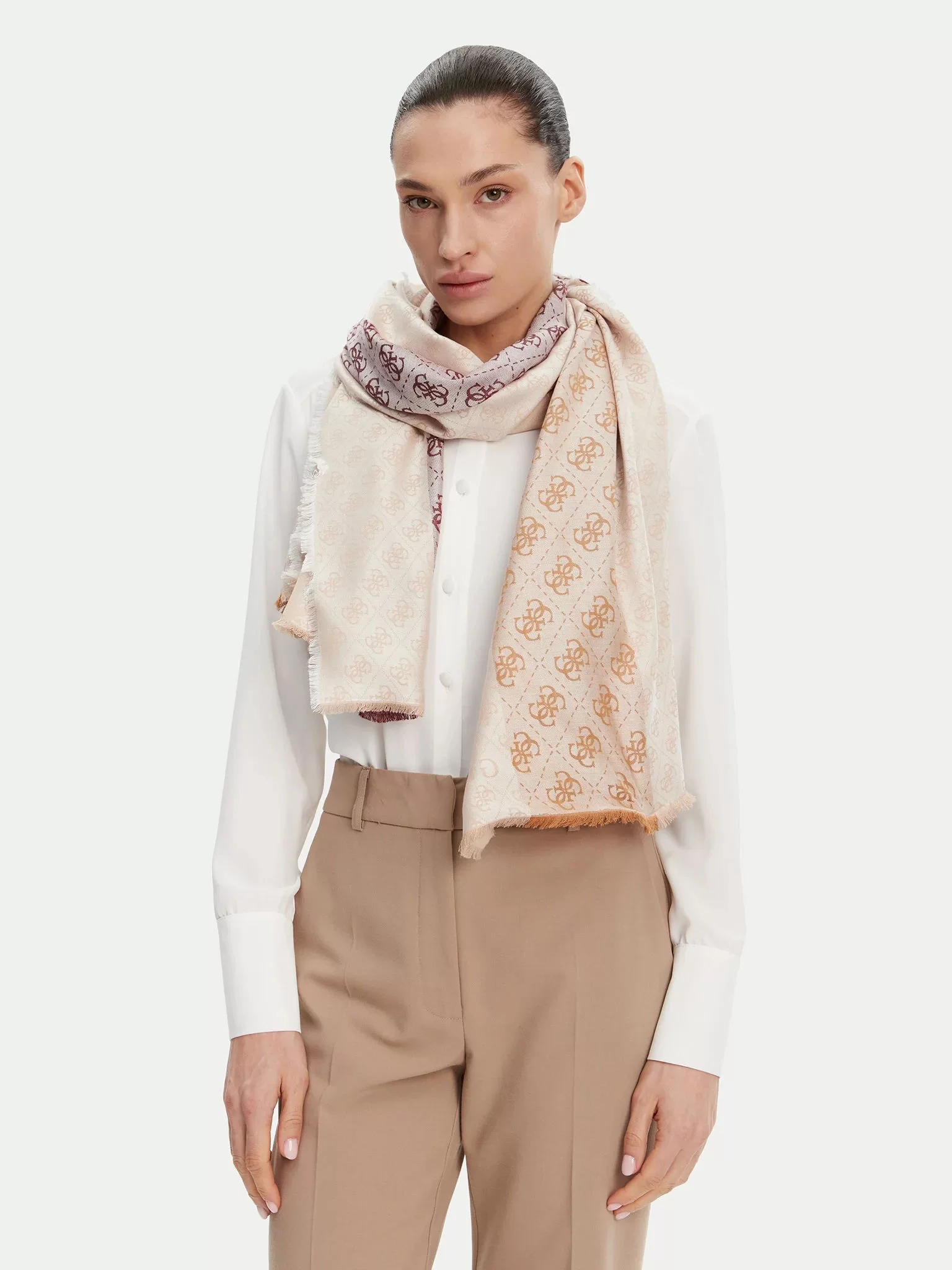 Guess SCARF 65X180 Kadın Bej Şal AW5312VIS03-BEM