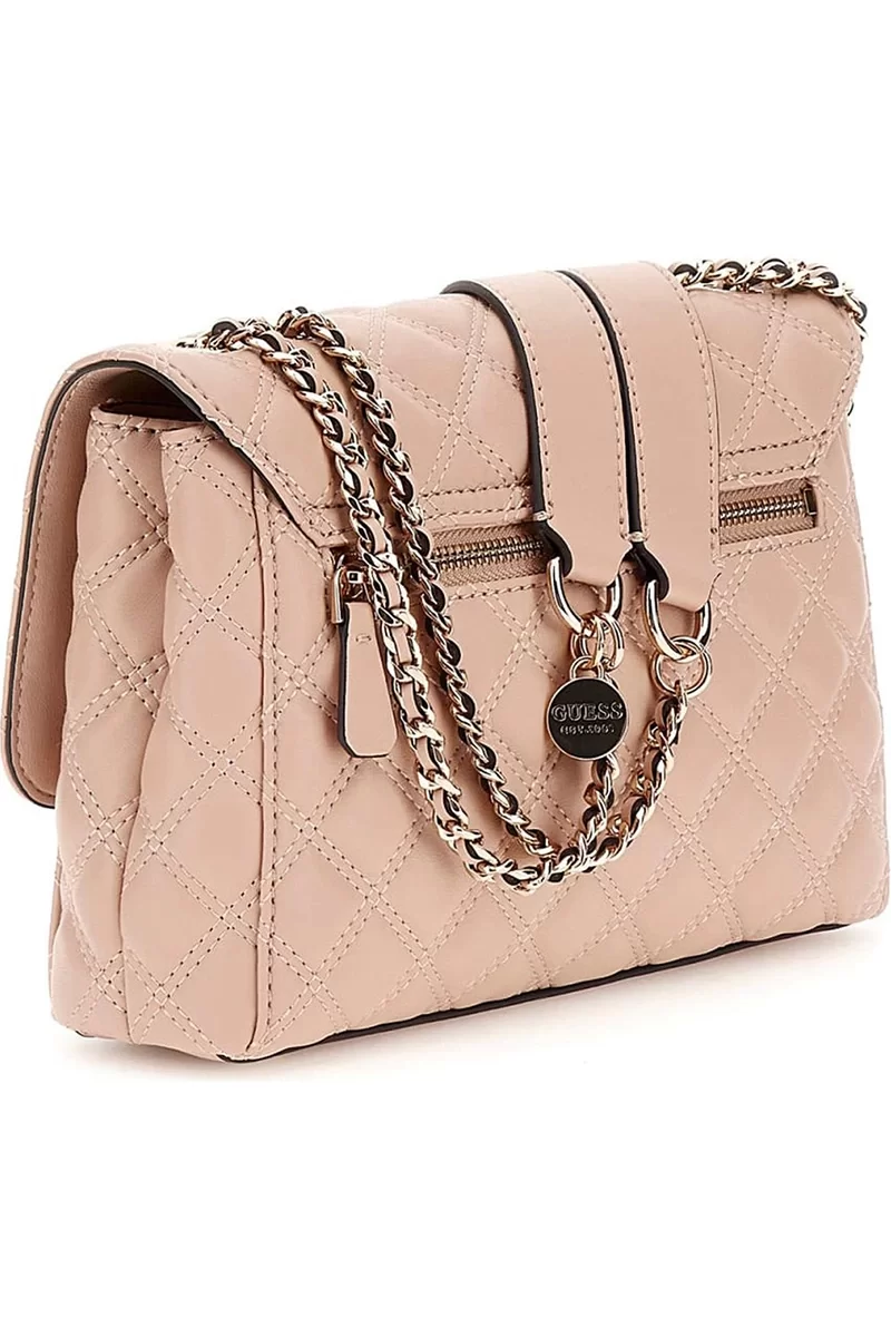 Guess Gıully 2 Cmprtmnt Cnvrtble Flp Kadın Pembe Çapraz Çanta HWQG8748200-LBG