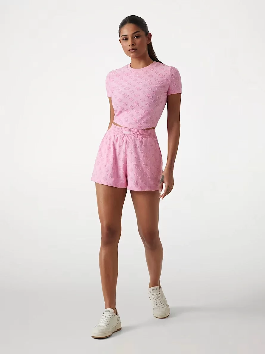 Guess PEONY JACQUARD SHORT Kadın Çok Renkli Şort V5GD16KCT02-F6EV