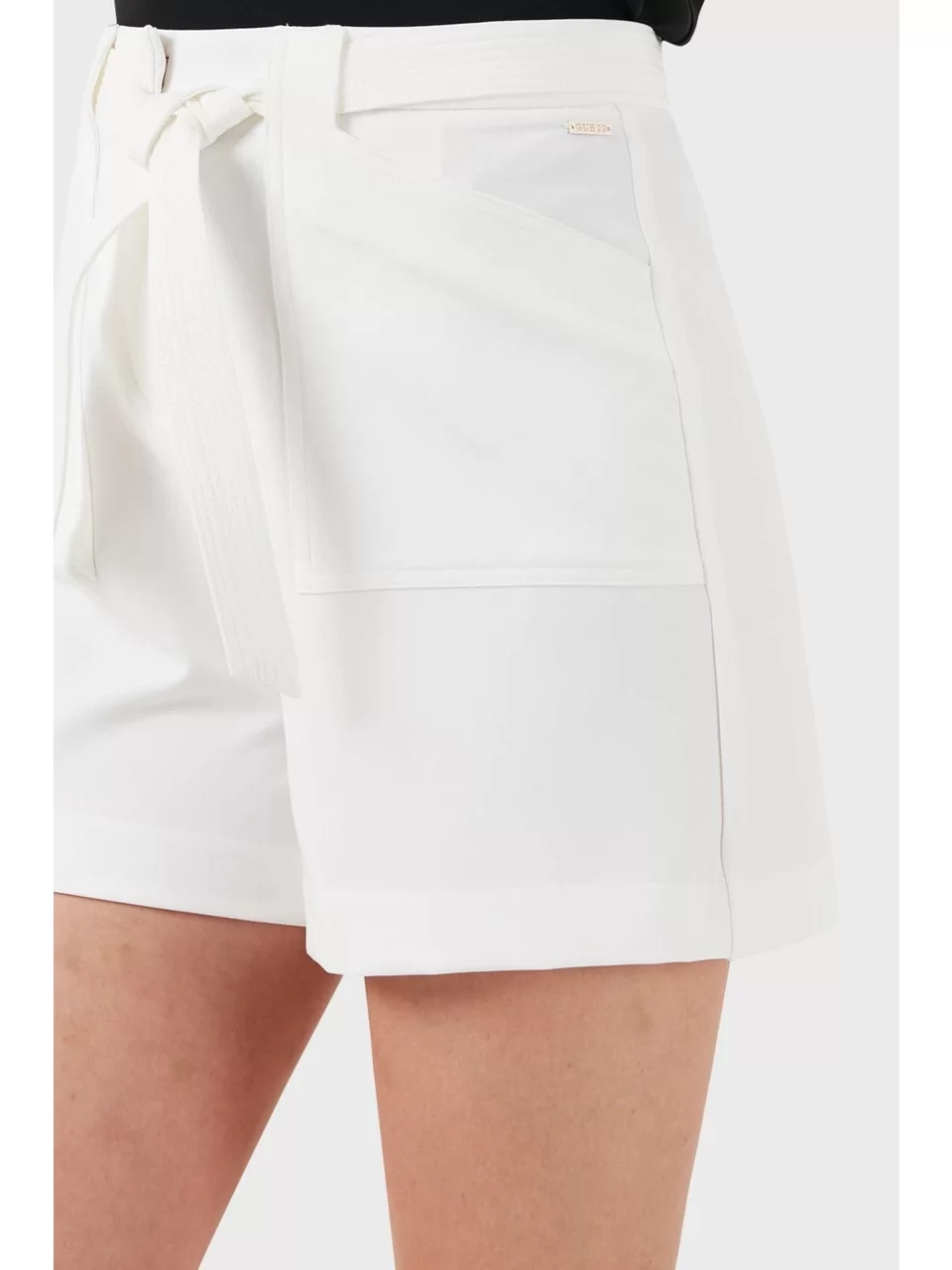 Guess New Valentına Short Kadın Beyaz Şort W5GD0IWH9Y2-A00K