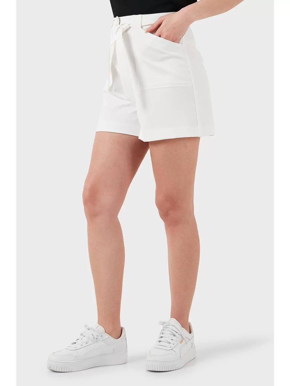 Guess New Valentına Short Kadın Beyaz Şort W5GD0IWH9Y2-A00K