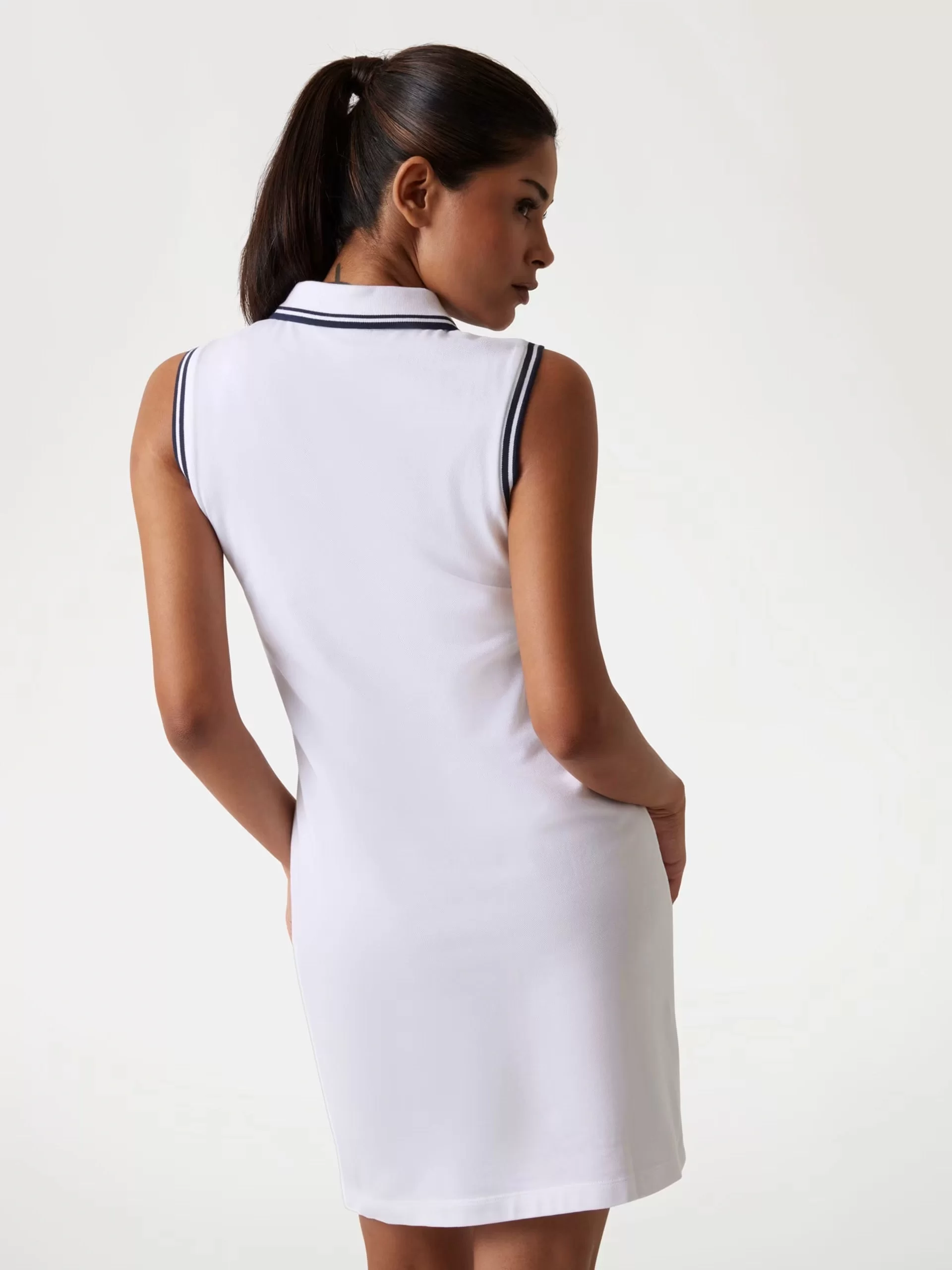 Guess AMARYLLIS SHORT DRESS Kadın Beyaz Elbise V5GK04KCOK1-G011