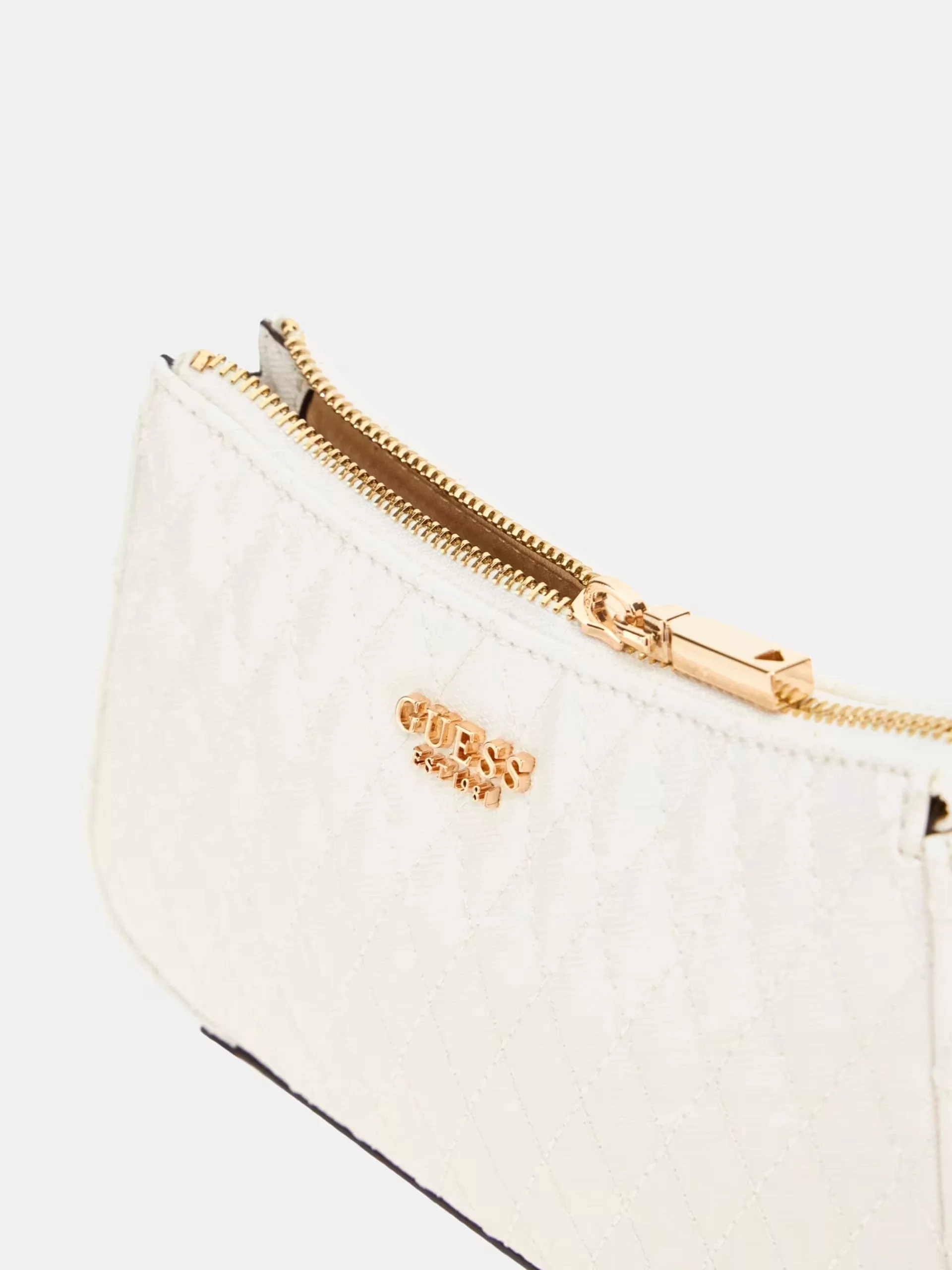Guess BETULA MINI CROSSBODY TOP ZIP Kadın Beyaz Mini Çanta HWGG9626720-WHI