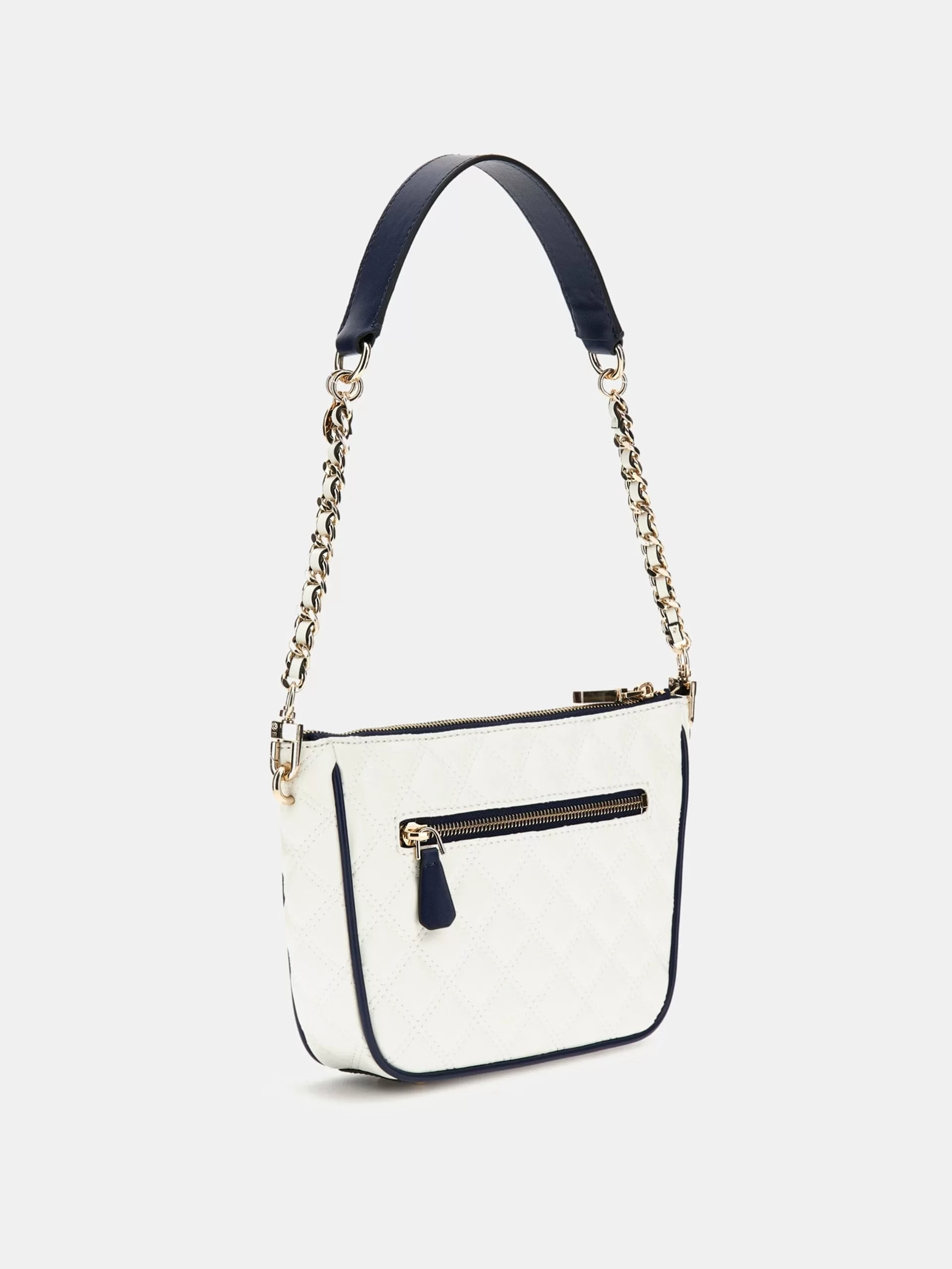 Guess Cruıse Vıbe Top Zıp Shldr Bag Kadın Beyaz Omuz Çantası HWQG9649170-WTV