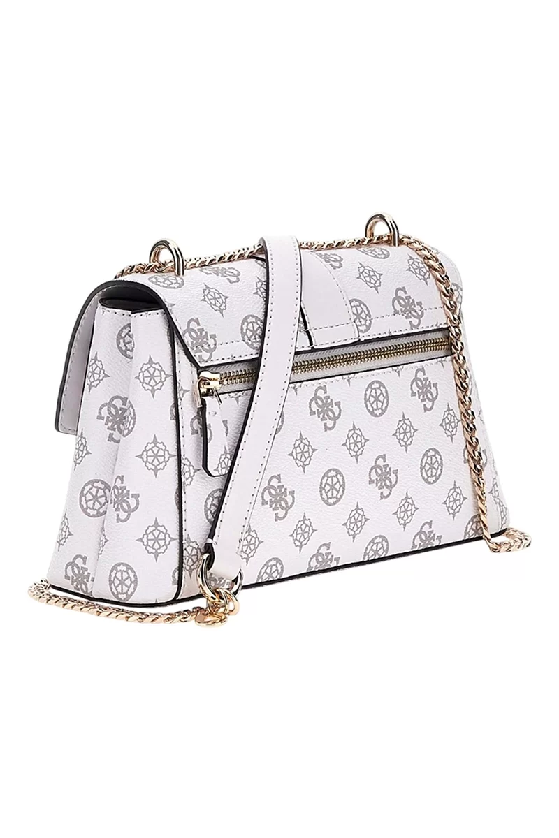 Guess Dorys Convertıble Xbody Flap Kadın Beyaz Çapraz Çanta HWPG9521210-WLO