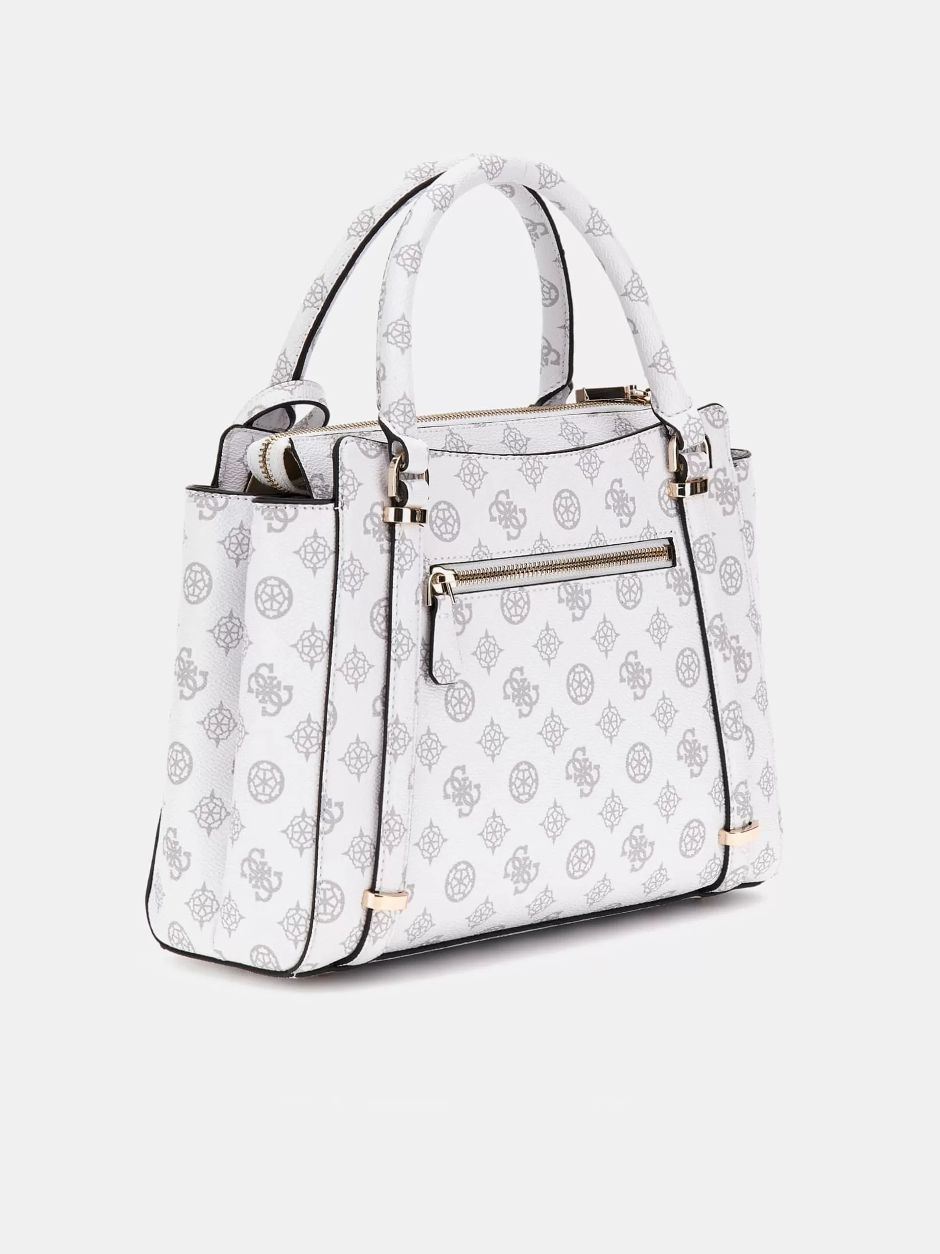 Guess Eco Erıca 2 Comp Satchel Kadın Beyaz El Çantası HWEPG951006-WLO