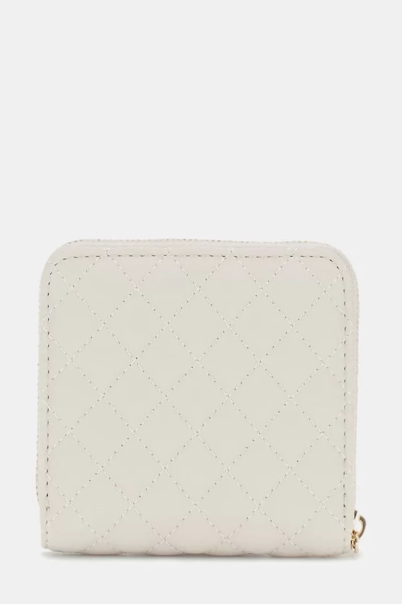 Guess ECO RIANEE SLG SMALL ZIP AROUD Kadın Krem Cüzdan SWQG9541137-STO