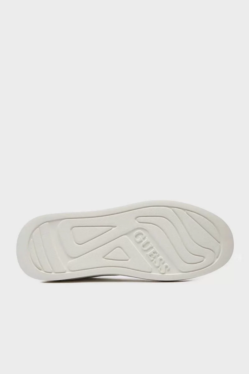 Guess Elbina Kadın Beyaz Bronz Deri Sneaker FLJELBFAL12-WHBRO