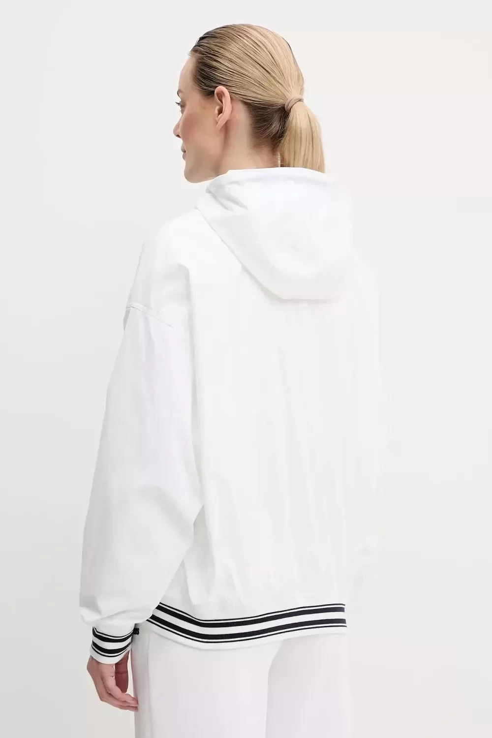 Guess KALE WINDBREAKER Kadın Beyaz Ceket V5GL00WH5H2-G011