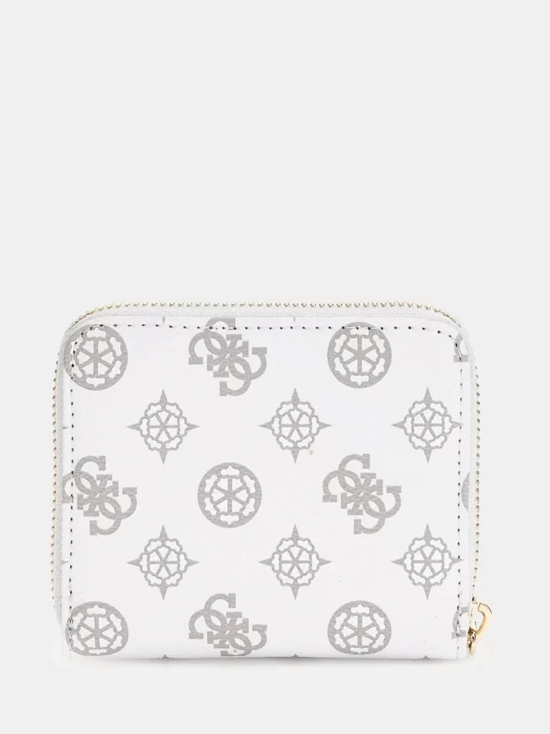 Guess Laurel Slg Small Zıp Around Kadın Beyaz Cüzdan SWPG8500137-WLO