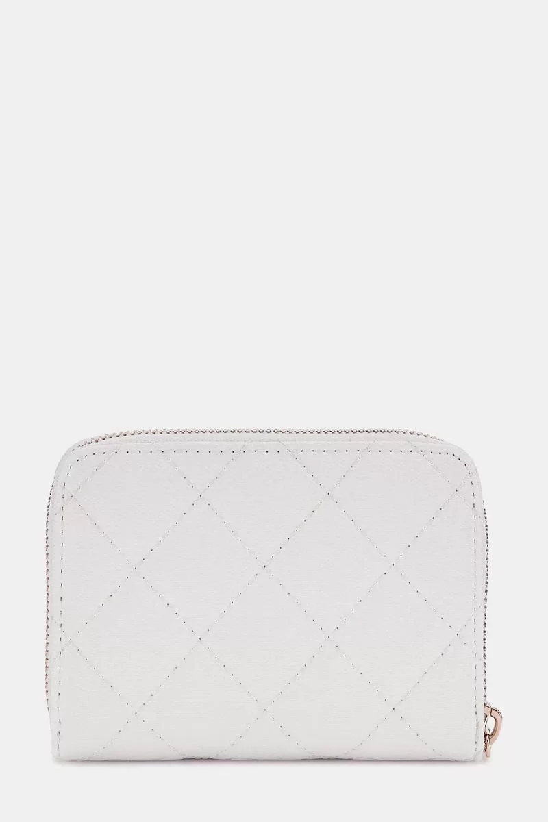 Guess LAUREL SLG MEDIUM ZIP AROUND Kadın Beyaz Cüzdan SWGG8500140-WHI