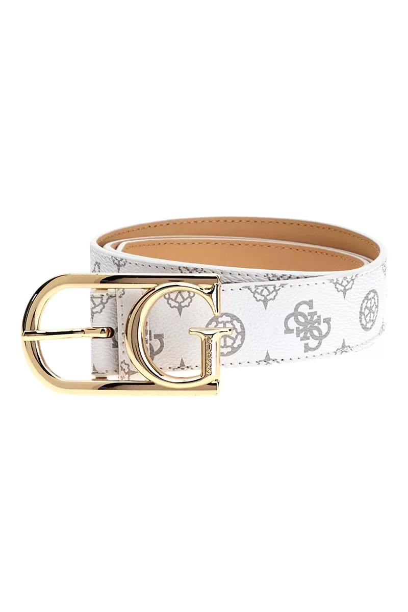 Guess DORYS NOT REVERSIBLE H35 Kadın Beyaz Kemer BW9201P5135-WLO