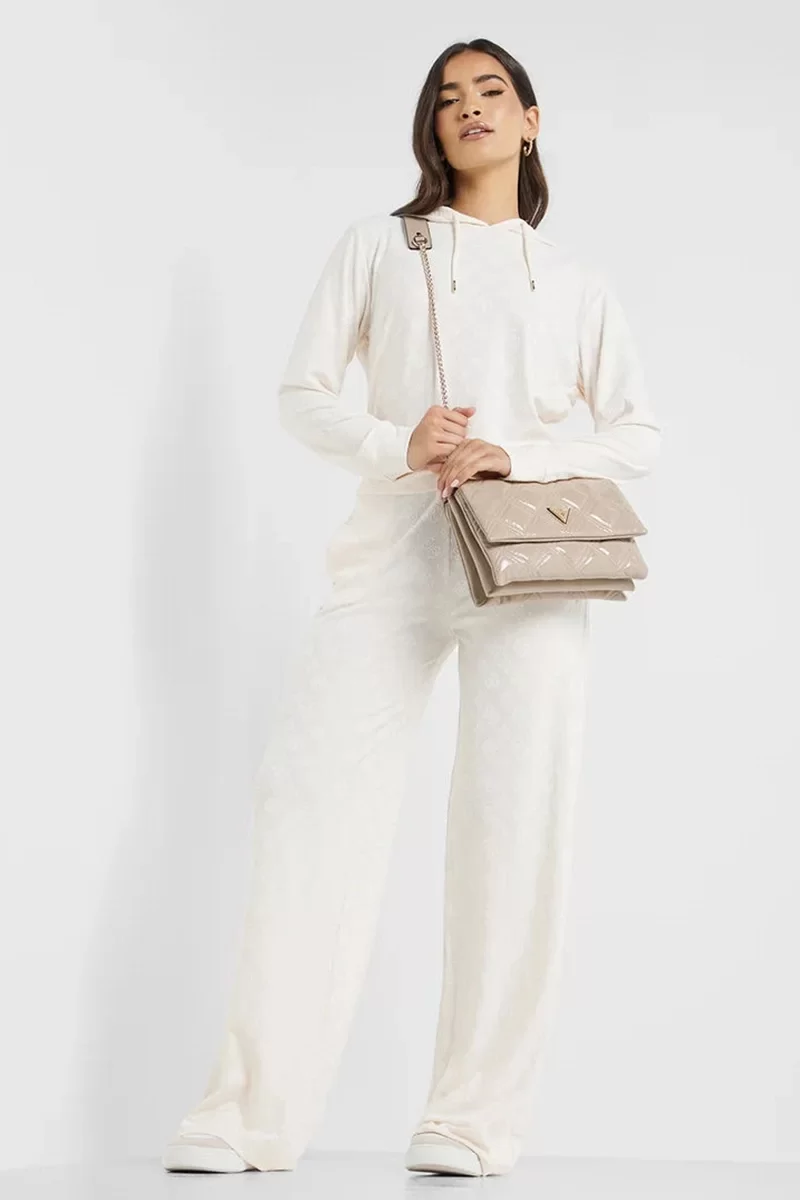 Guess Monıca Long Pant Kadın Beyaz Eşofman Altı V5RB21KCLG2-P6EB