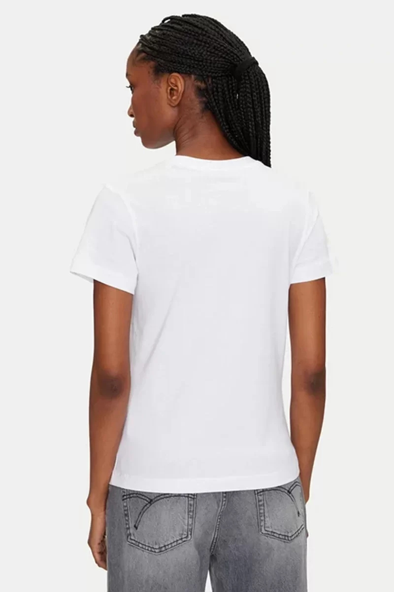 Guess NARCISO CN T-SHIRT Kadın Beyaz T-shirt V5GI10K9RM1-G011