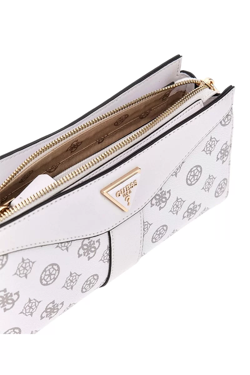 Guess Dorys Top Zıp Crossbody Kadın Beyaz Mini Çanta HWPG9521120-WLO