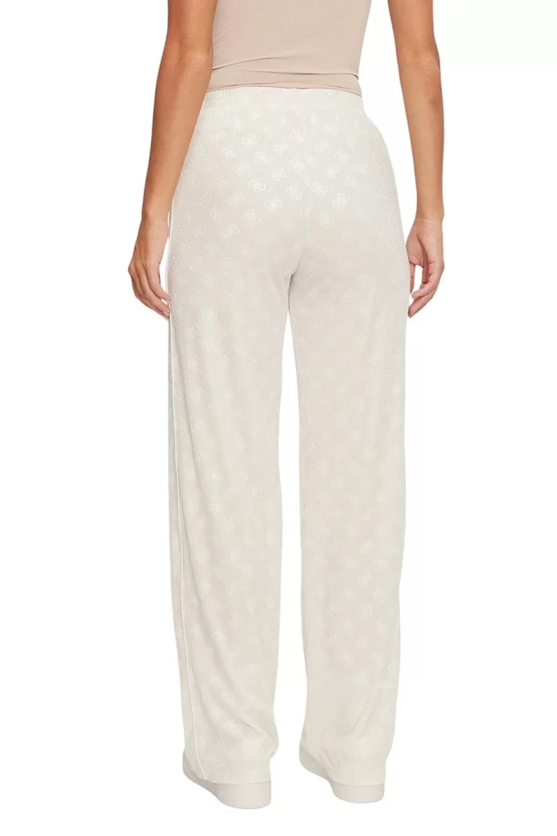 Guess Krıssy Straıght Long Pants Kadın Beyaz Eşofman Altı V4BB05KCHS2-P0IJ