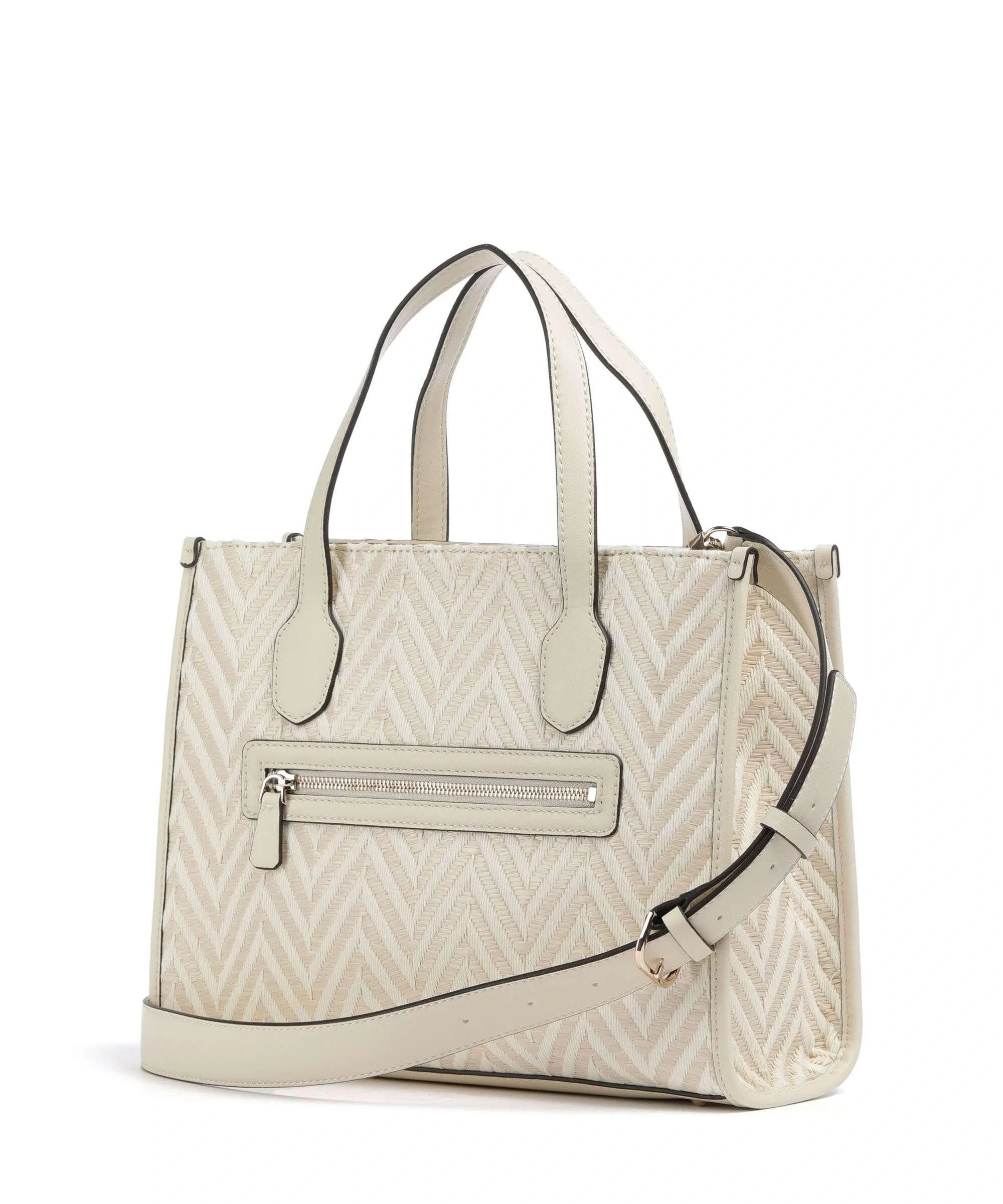 Guess SILVANA 2 COMPARTMENT TOTE Kadın Beyaz El Çantası HWCV8665220-OFF