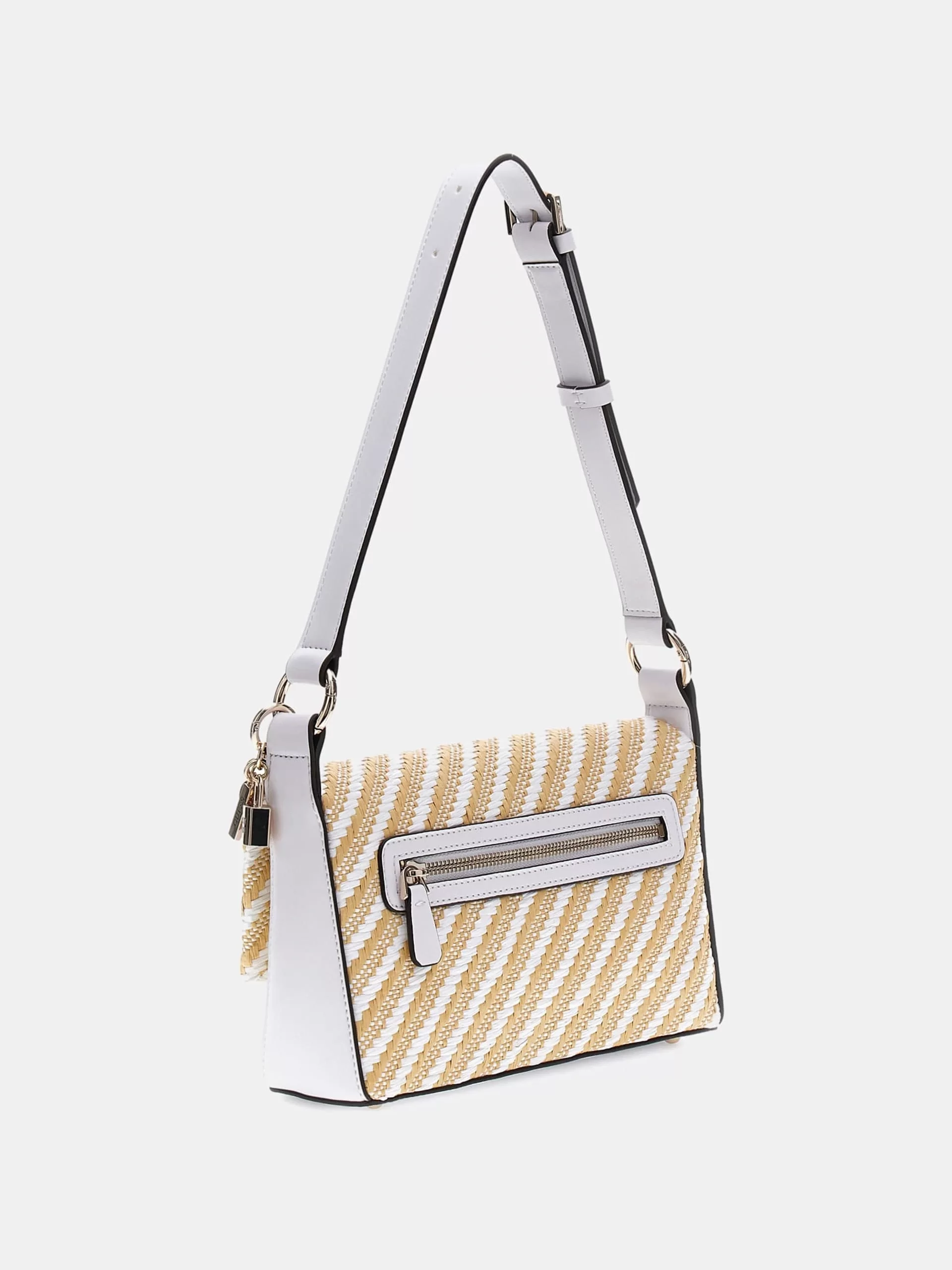 Guess SIMONA FLAP SHOULDER BAG Kadın Çok Renkli Omuz Çantası HWWG9210190-NTW