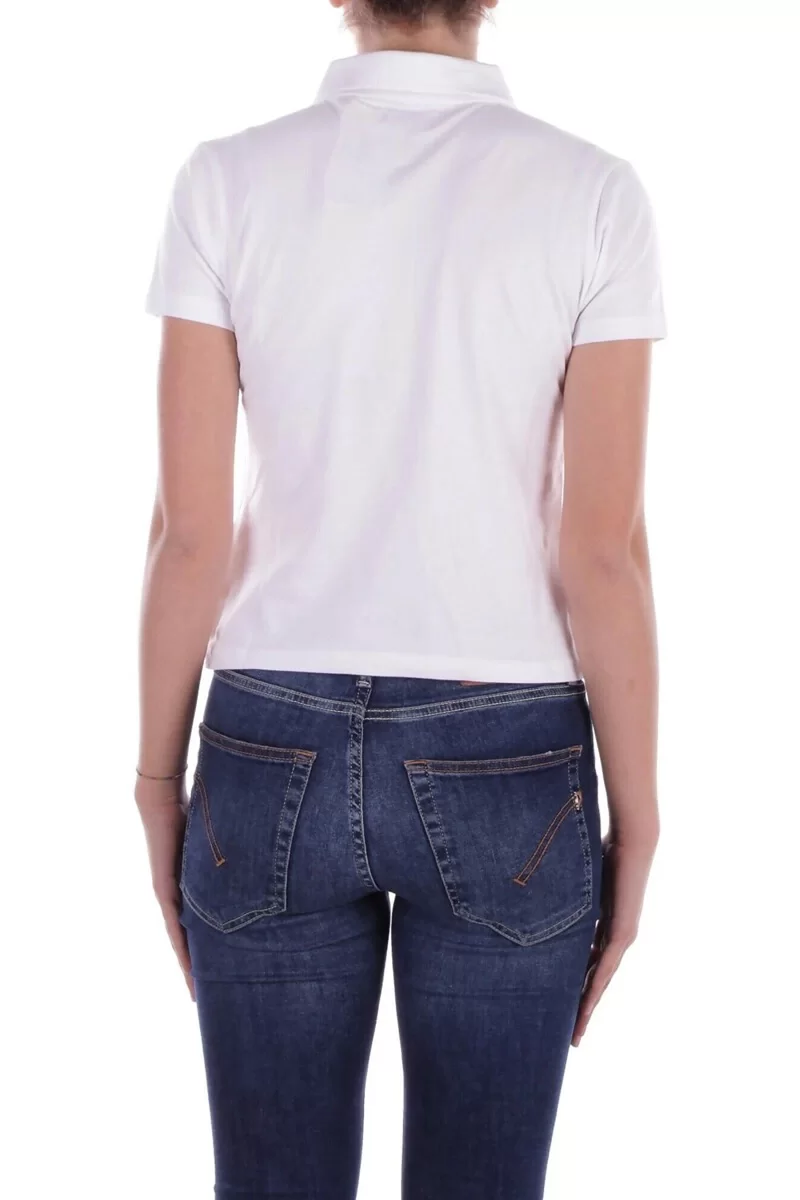 Guess jeans Gj Ss Slım Polo Kadın Beyaz T-Shirt W5GP73KCYR1-G011
