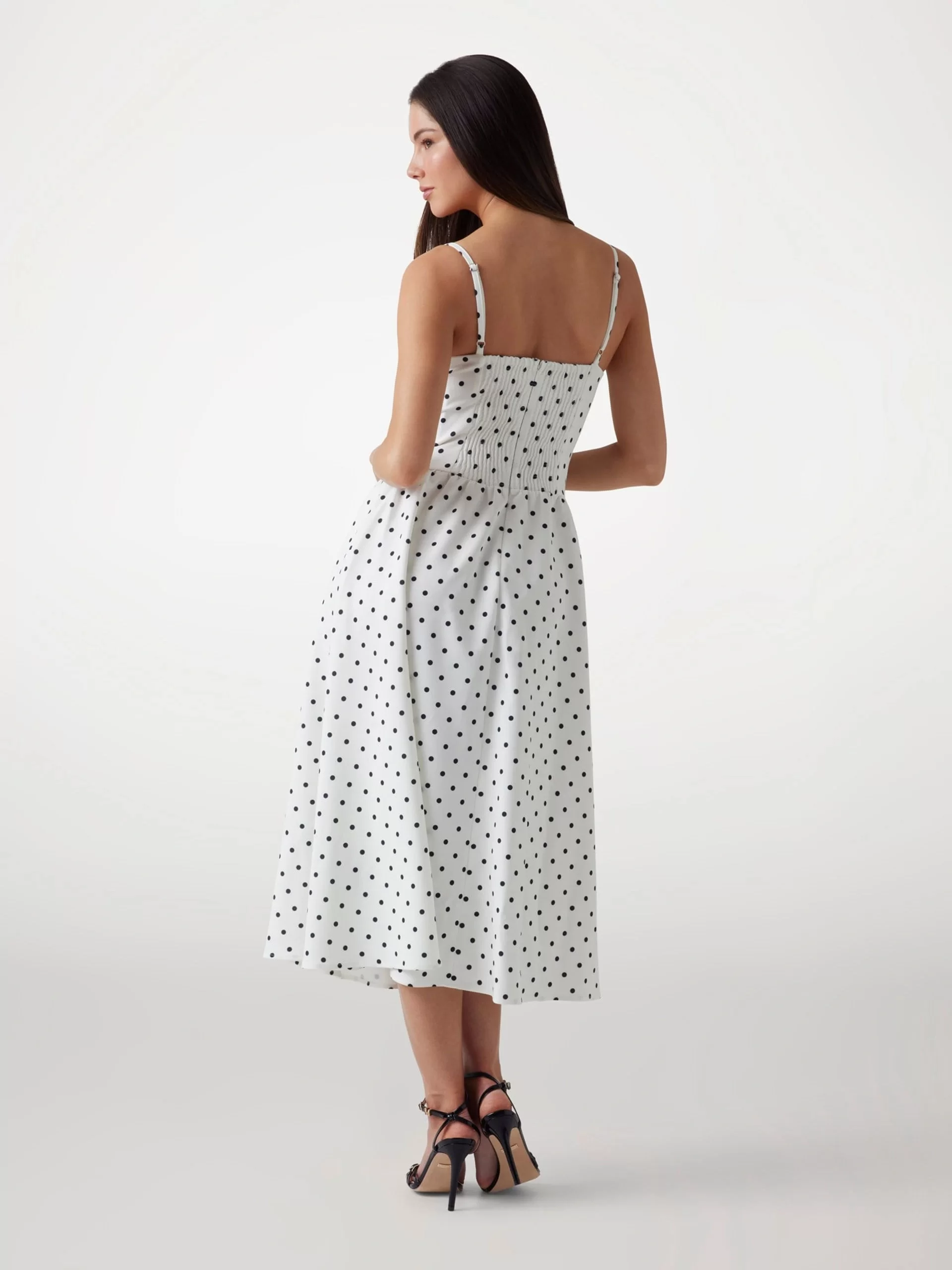 Guess SOPHIE SL DRESS Kadın Beyaz Elbise W5PK95WG130-F0YX
