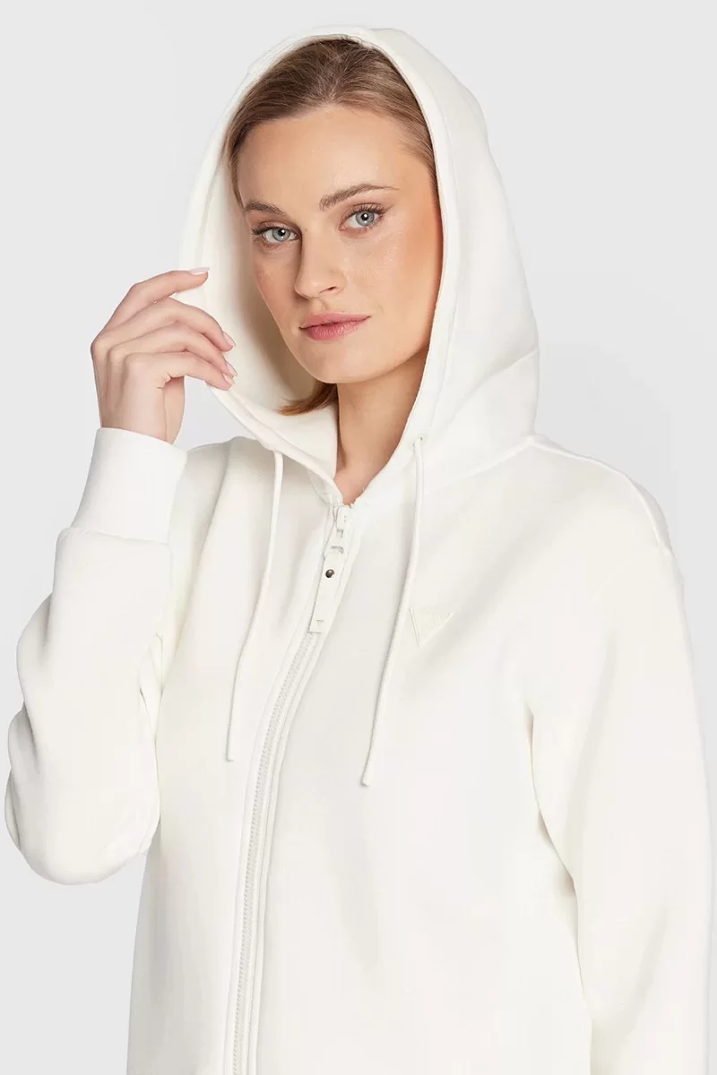 Guess SWEATSHIRT Kadın Beyaz Eşofman Üstü V3RQ11K7UW2-G6K5