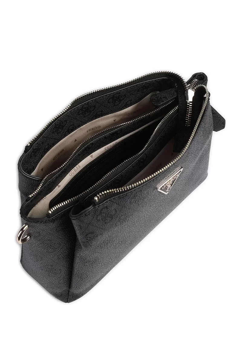 Guess Noelle Trı Compartment Xbody Kadın Antrasit El Çantası HWBG7879120-CLO