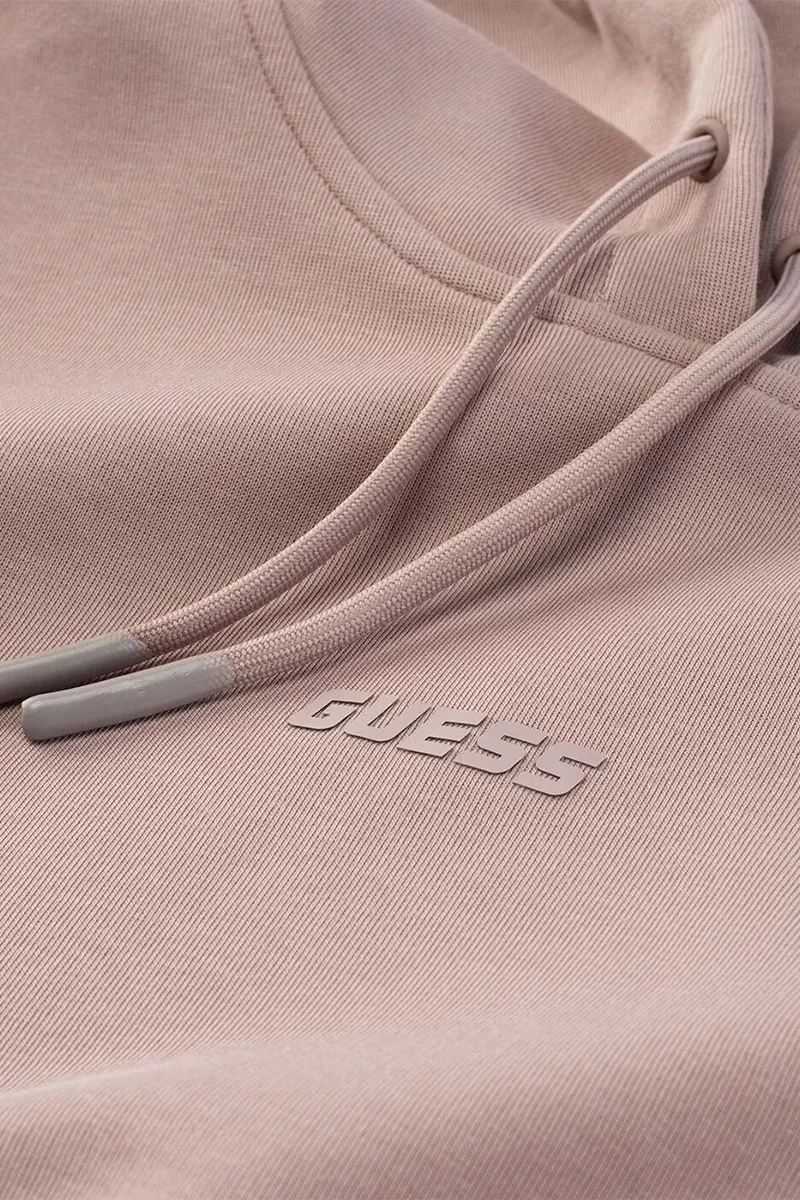 Guess Carla Hooded Sweatshırt Kadın Pudra Sweatshirt V4YQ11KB3P2-G4Q9