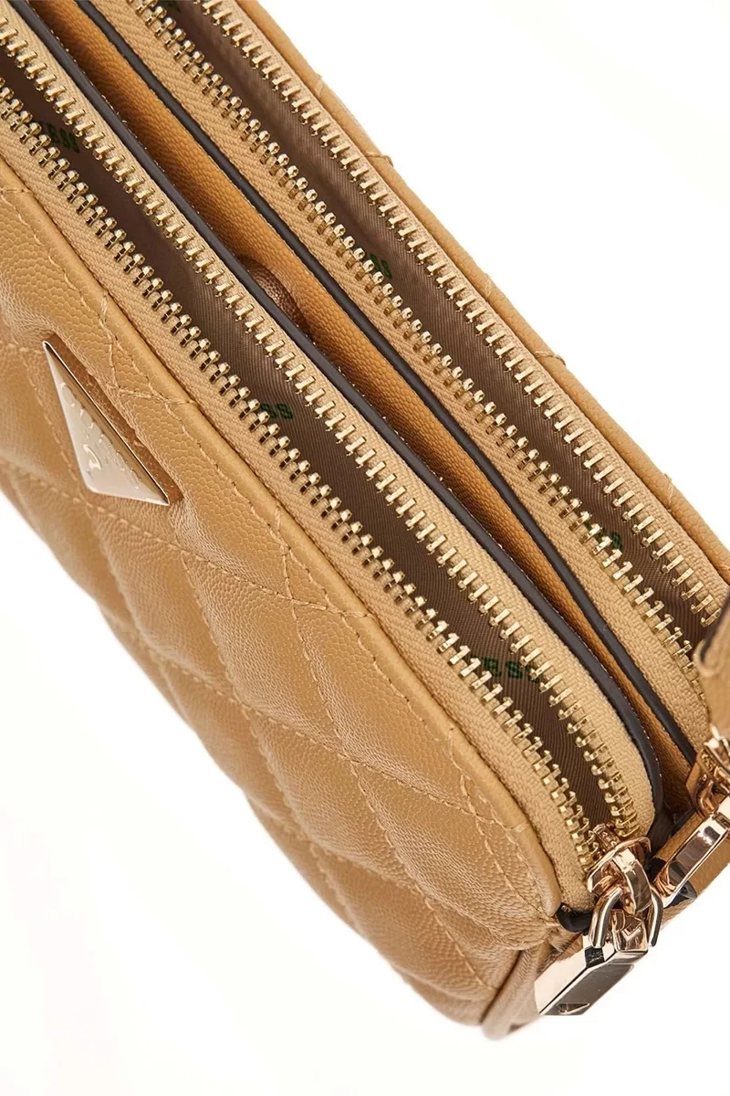 Guess Eco Carly Mınıı Status Xbody Kadın Bej Mini Çanta HWEQG950973-BEI