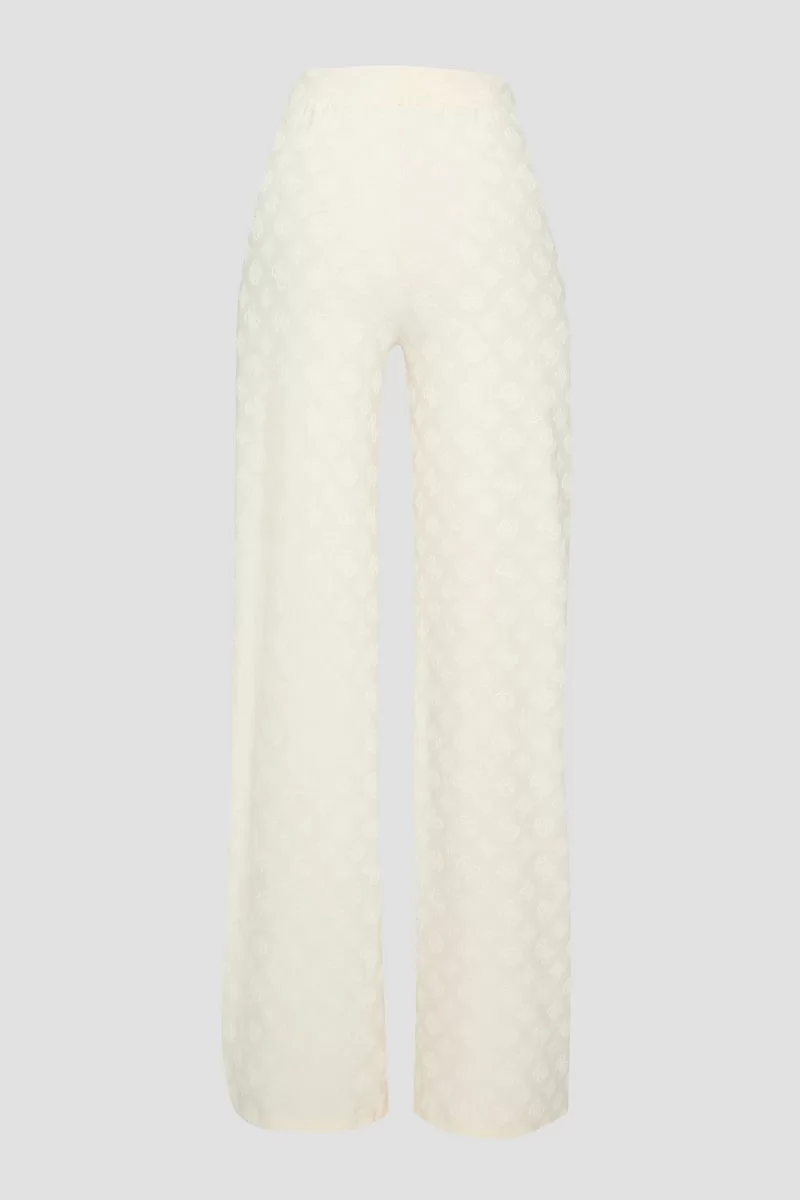 Guess Monıca Long Pant Kadın Beyaz Eşofman Altı V5RB21KCLG2-P6EB