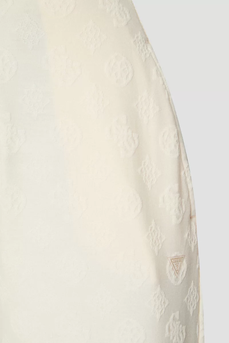 Guess Monıca Long Pant Kadın Beyaz Eşofman Altı V5RB21KCLG2-P6EB