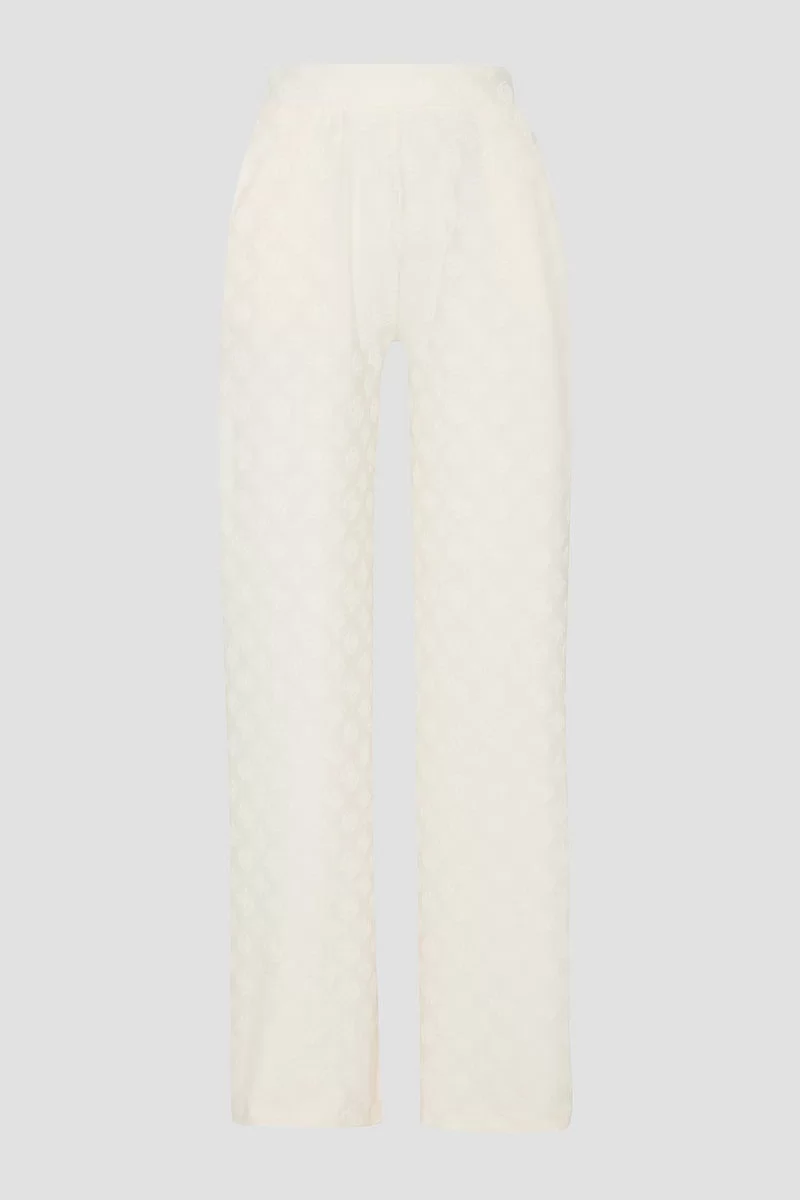 Guess Monıca Long Pant Kadın Beyaz Eşofman Altı V5RB21KCLG2-P6EB