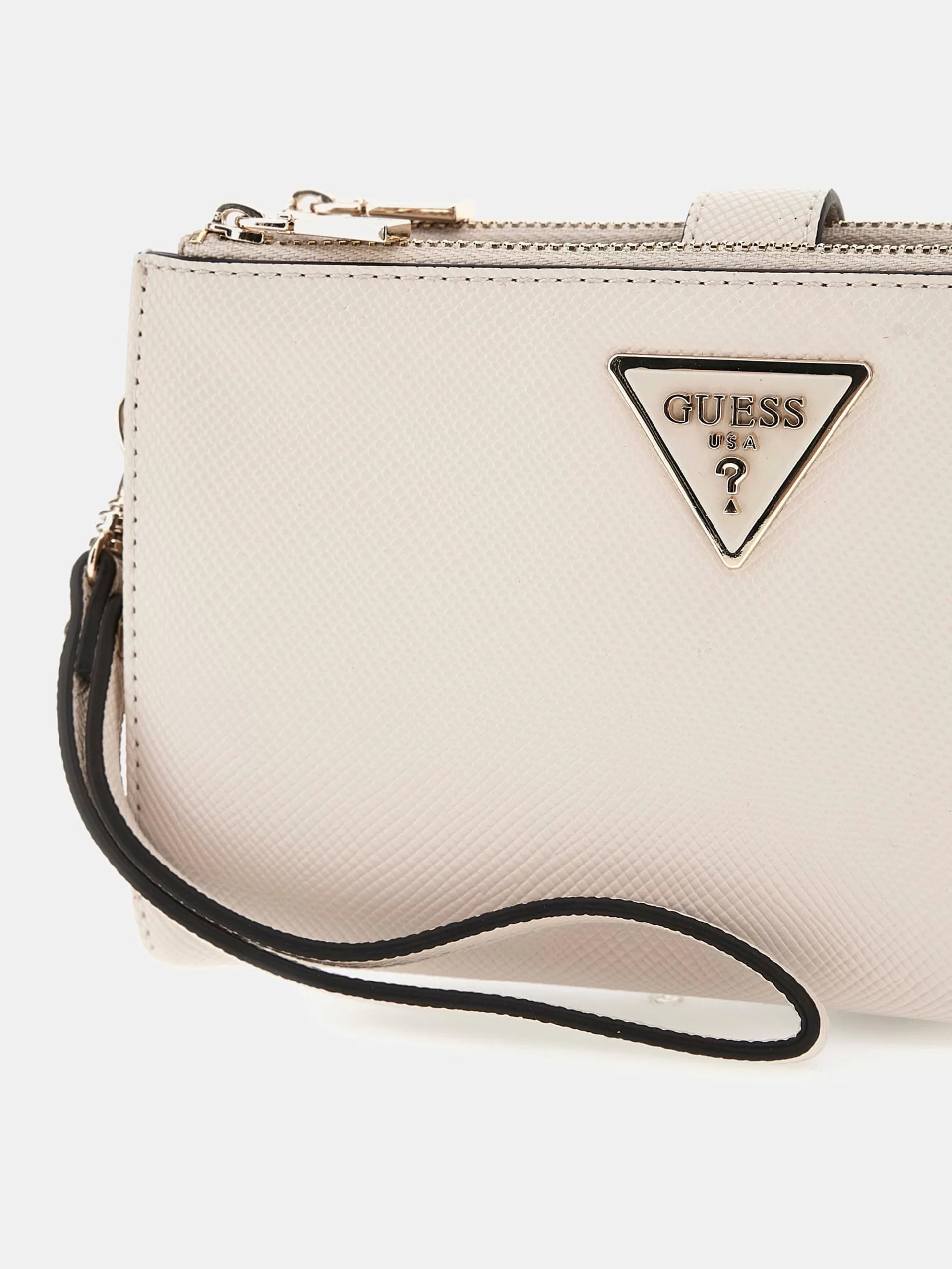Guess Laurel Slg Dbl Zıp Organızer Kadın Ekru Cüzdan SWZG8500157-BON