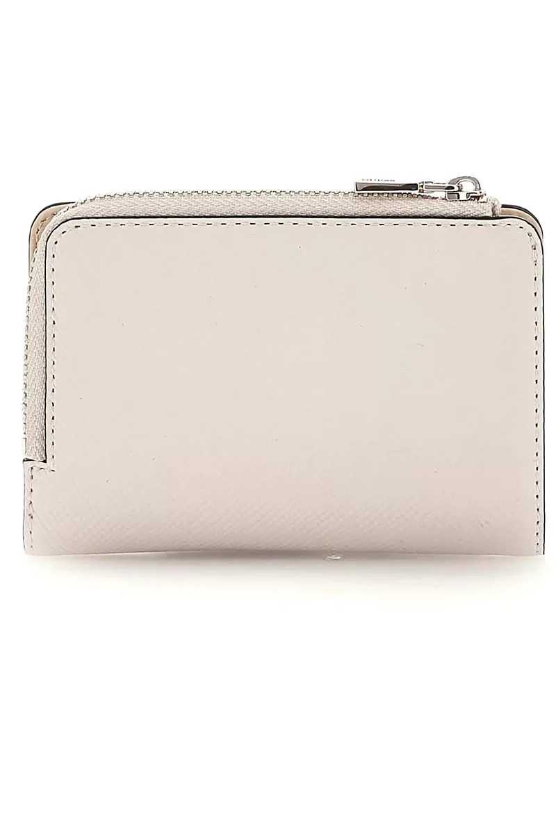 Guess Laurel Slg Zıp Arnd Card Case Kadın Ekru Cüzdan SWZG8500156-BON
