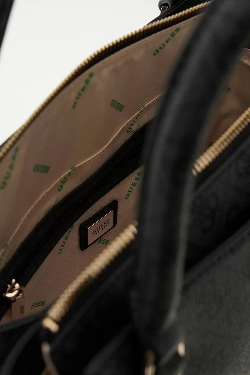 Guess Eco Erıca 2 Comp Satchel Kadın Antrasit El Çantası HWESG951006-CLO