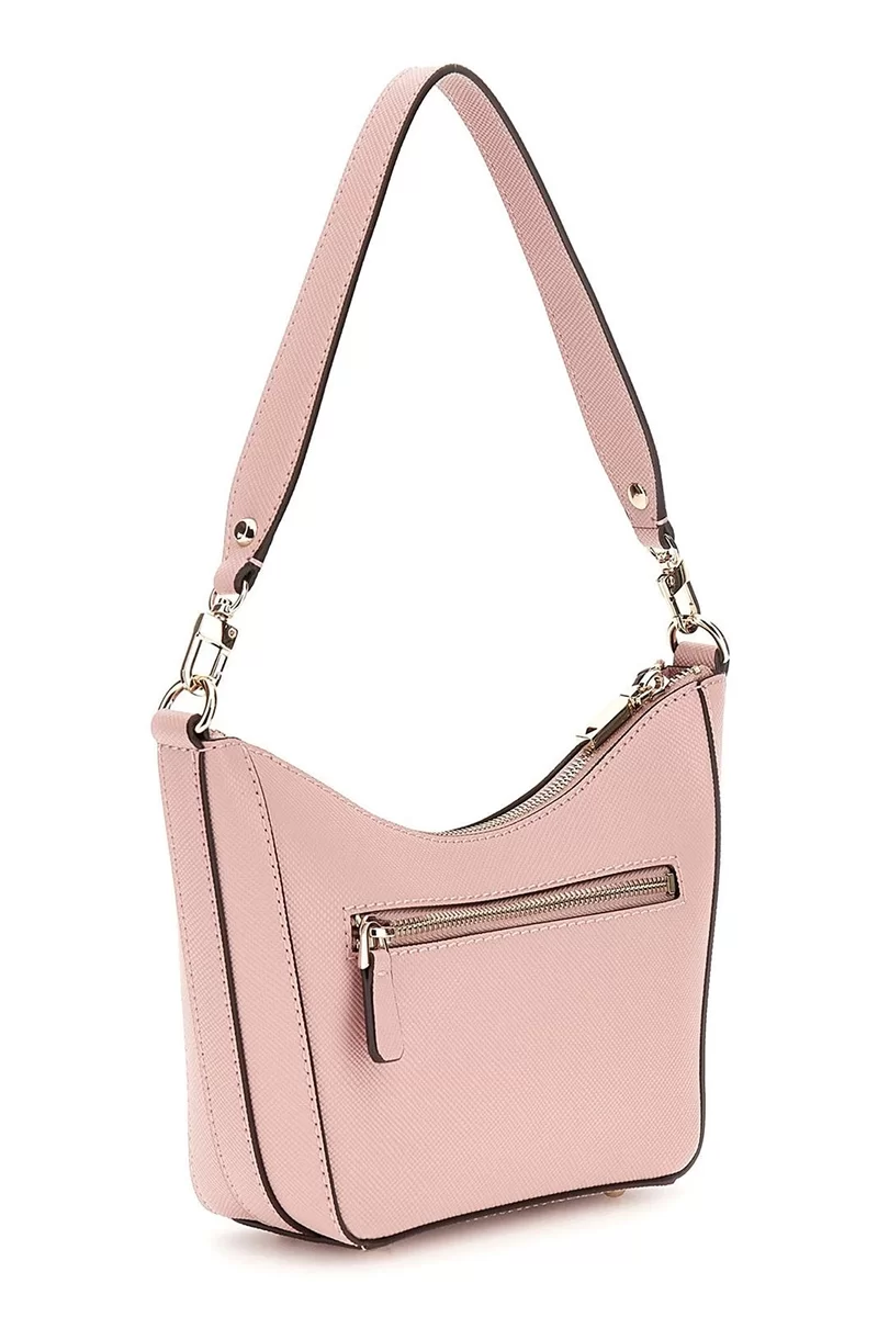 Guess Eco Glorıana Top Zıp Shldr Bag Kadın Leylak Rengi Omuz Çantası HWEZG951218-MAU