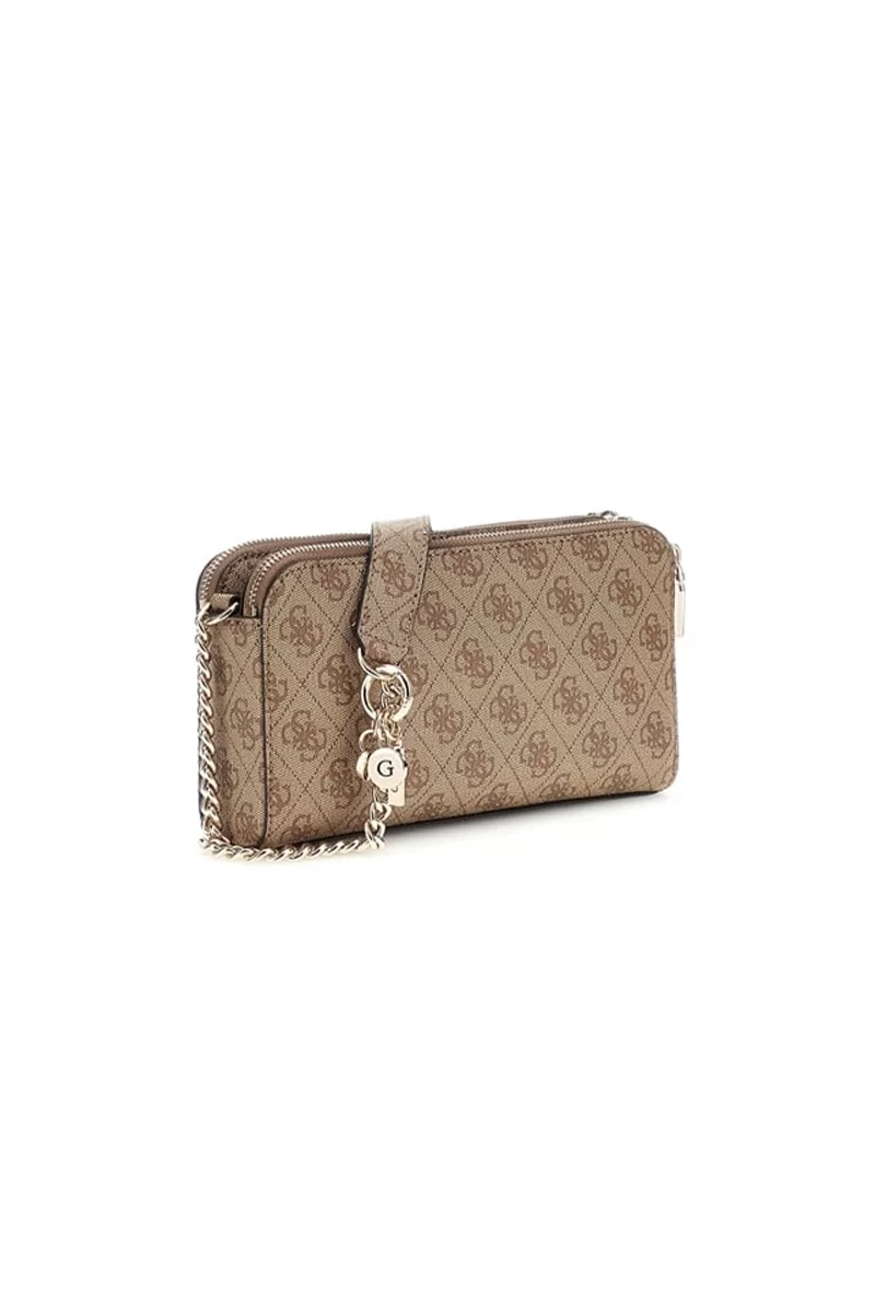 Guess Eco Erıca Status Crossbody Kadın Kahverengi Çapraz Çanta HWESG951012-LTL