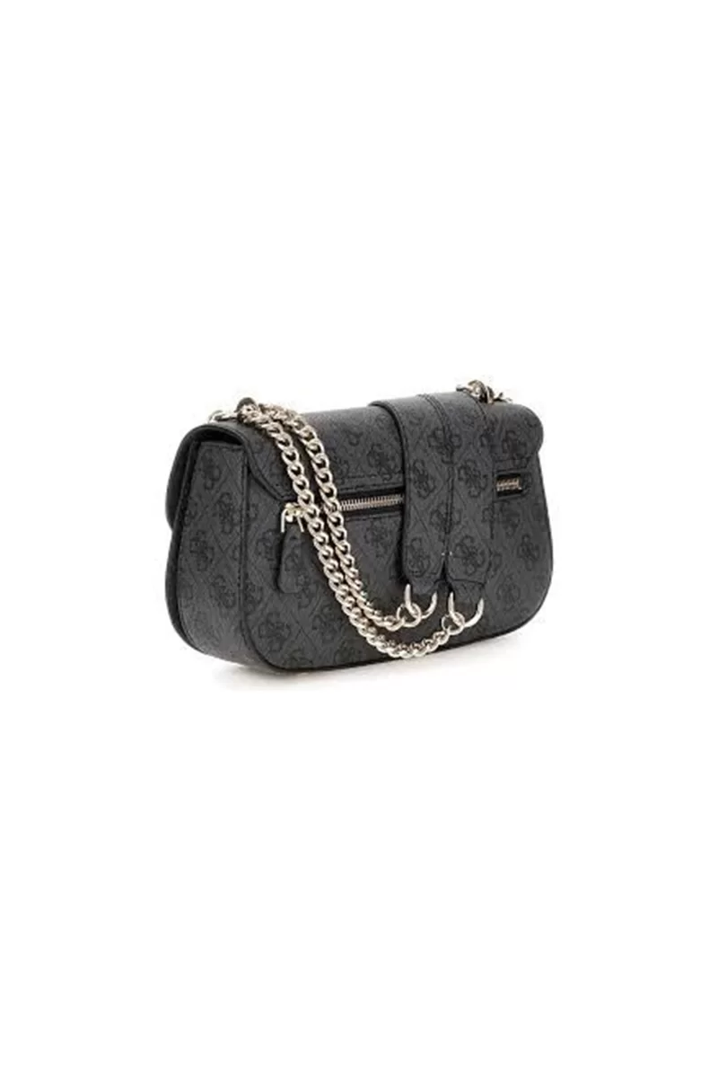 Guess Eco Erıca Cnvrtble Xbody Flap Kadın Antrasit Omuz Çantası HWESG951021-CLO