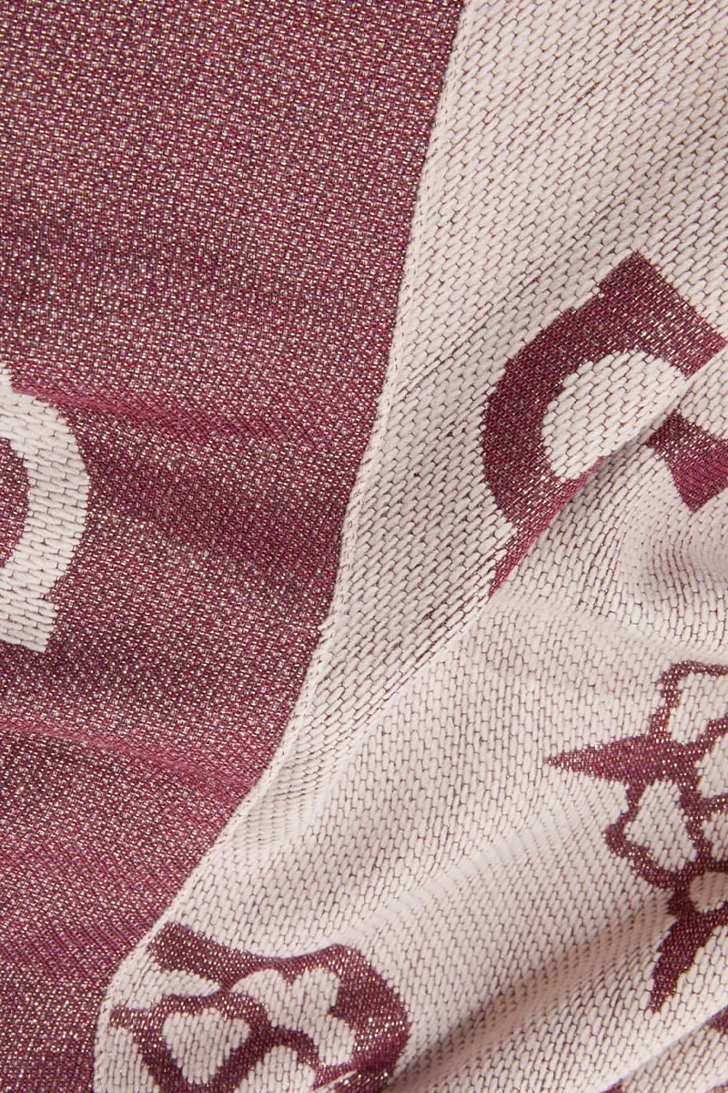 Guess SCARF JACQUARD 80X18 Kadın Pembe Şal AW5190POL03-ROS
