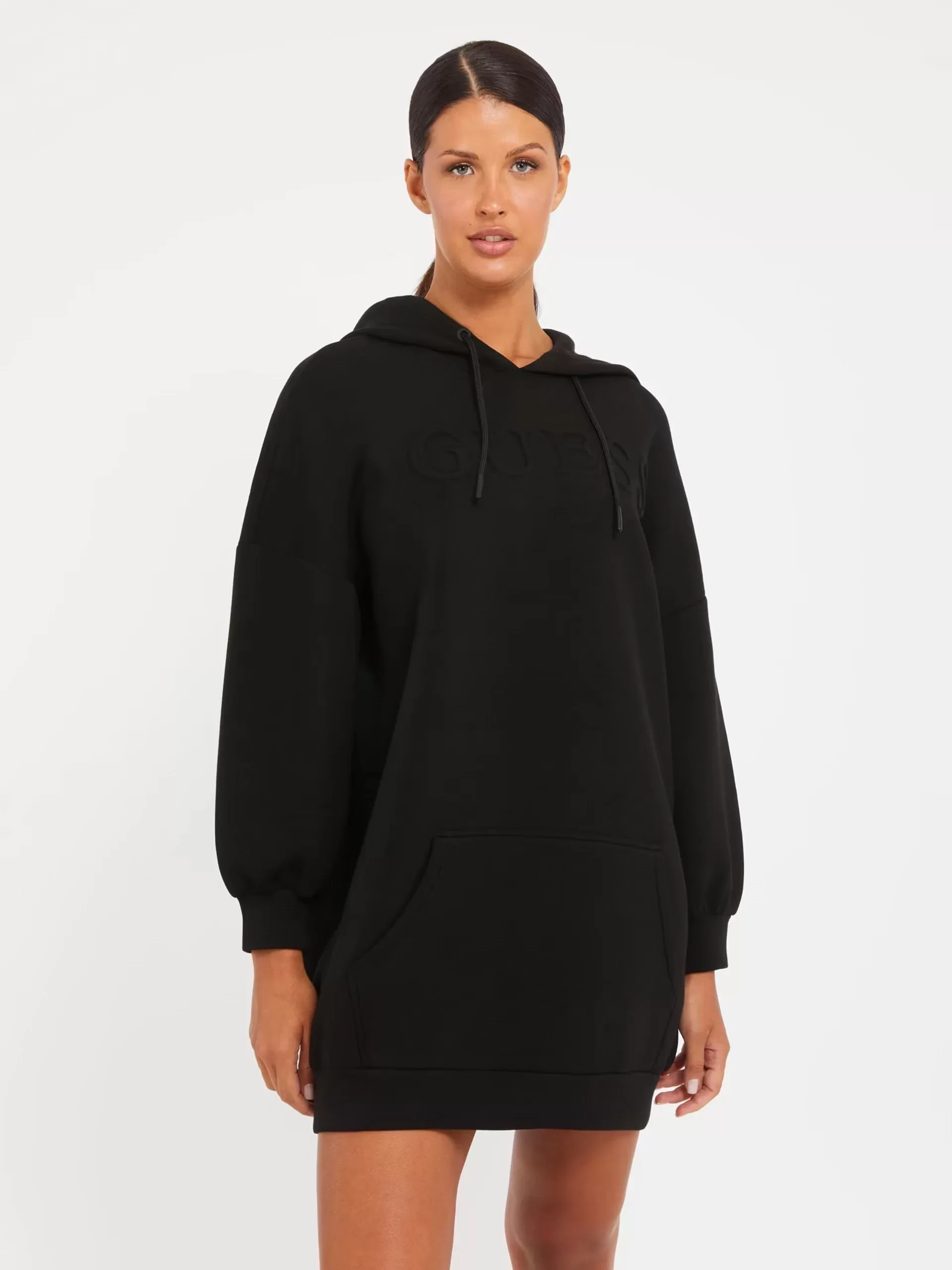 Guess Kadın Siyah Cindra Scuba Sweatshirt