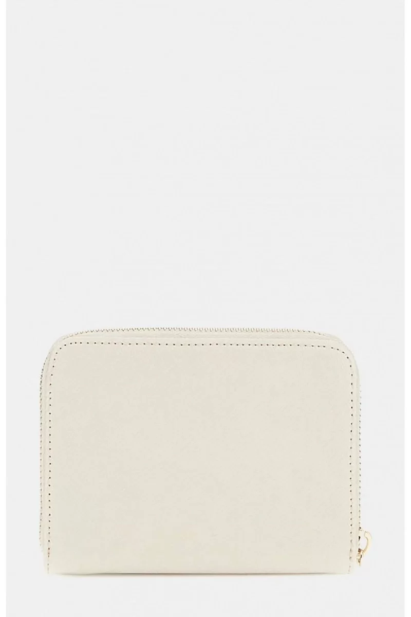 Guess LAUREL SLG MEDIUM ZIP AROUND Kadın Ekru Cüzdan SWZG8500140-BON