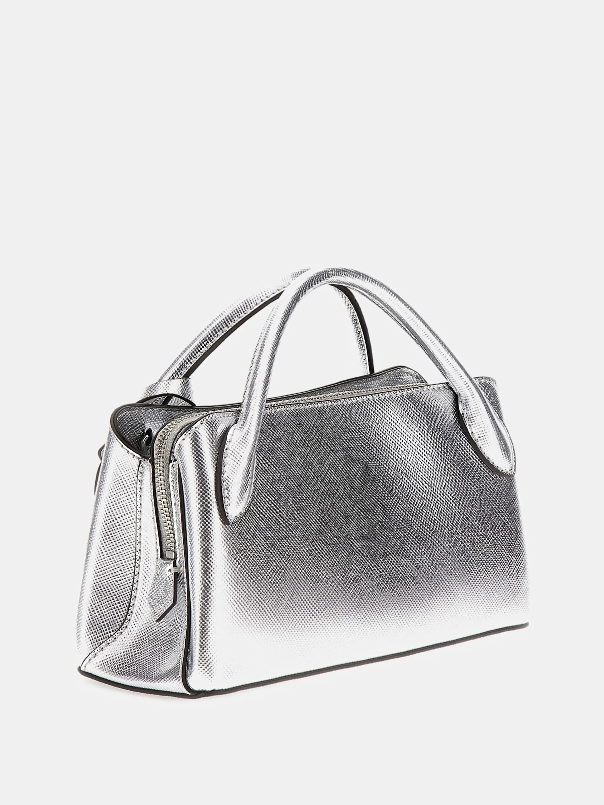 Guess FEDANA SML GIRLFRIEND SATCHEL Kadın Gri El Çantası HWZM9643050-SIL